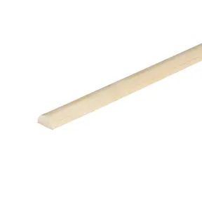 Lat halfrond Grenen 6x12mm geschaafd per 10 stuks