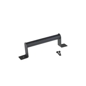 Handgreep cilinder metaal 196mm zwart 