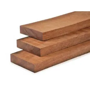Balk Azobé of Angelim Vermelho 40x200mm bezaagd 