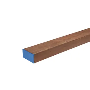Regel Azobé of Angelim Vermelho 50x100mm bezaagd 