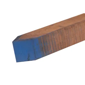 Paal Azobé 70x70mm bezaagd gepunt 