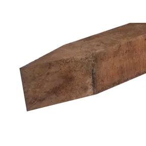 Paal Azobé 80x80mm bezaagd gepunt
