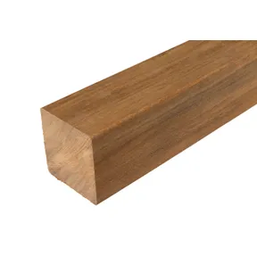 Paal Azobé 85x85mm geschaafd ongepunt