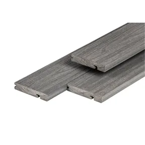 Houtcomposiet eindplank 23x138mm donkergrijs