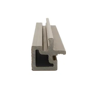 Houtcomposiet Hoekprofiel voor Dubbel Rhombus 67x67mm - Licht grijs