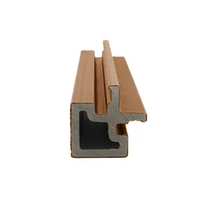 Houtcomposiet Hoekprofiel voor Dubbel Rhombus 67x67mm - Teak (warm bruin) 