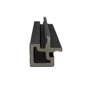 Houtcomposiet Hoekprofiel voor Dubbel Rhombus 67x67mm - Zwart
