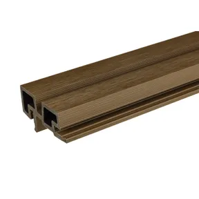 Hoekprofiel houtcomposiet voor triple rhombus profiel 44x90mm walnoot