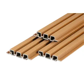 Triple Rhombus profiel houtcomposiet 33x170mm (werkend 140mm) - Cedar (licht bruin)