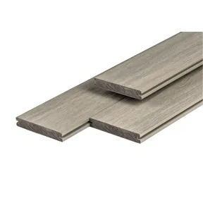 Houtcomposiet vlonderplank massief 23x138mm lichtgrijs