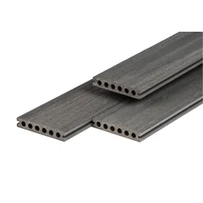 Houtcomposiet vlonderplank semi 23x138mm donkergrijs