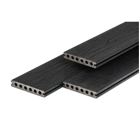 Houtcomposiet vlonderplank semi 23x138mm zwart