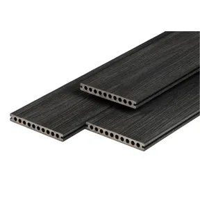 Houtcomposiet vlonderplank semi 23x210mm zwart