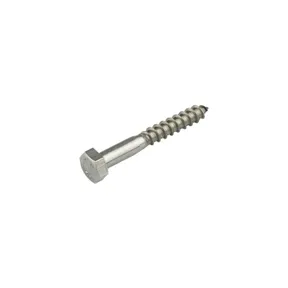 Houtdraadbout RVS 8x40mm