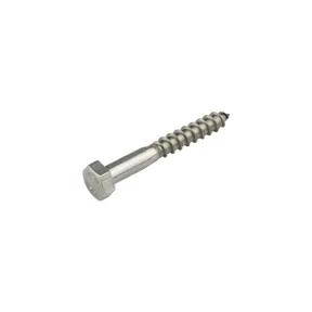 Houtdraadbout RVS 8x50mm