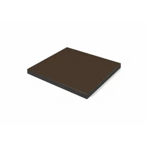 HPL compact plaat 6mm met 2 zijdig UV-filter | Sepia bruin RAL 8014