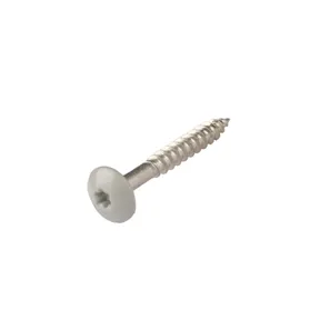 HPL Compact schroef 4,8x38mm licht grijs RAL 7035
