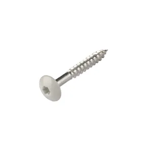 HPL Compact schroef 4,8x38mm grijs wit RAL 9002