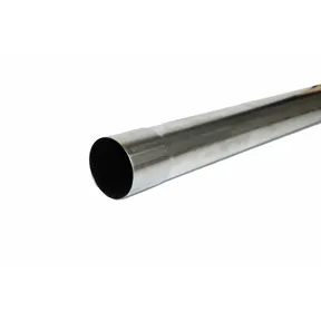 HWA-buis zink ø80mm met mof t.b.v. HWA-buis ø80mm