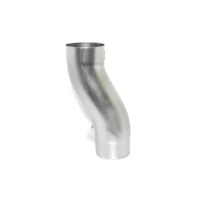 Sprongbocht zink ø80mm h.o.h. 50mm t.b.v. HWA-buis ø80mm