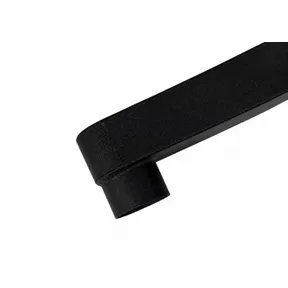 Stadsuitloop verzinkt staal 60x80mm - ø80mm | Zwart RAL 9005