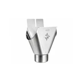Vergaarbak zink M333/153mm t.b.v. mastgoot en HWA-buis ø80mm