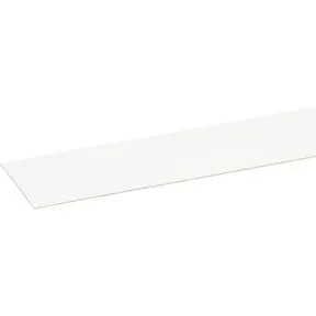 Kantband werkblad 28x605mm wit per 2 stuks