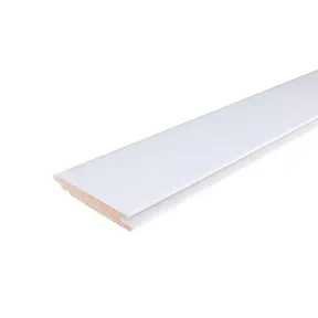 Kraalschroot Meranti 16x94mm (werkend 16x83mm) geschaafd wit gegrond per 5 stuks