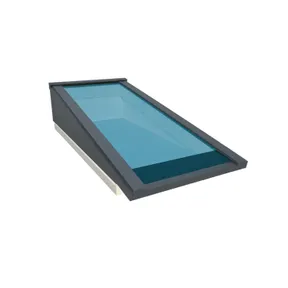 Lichtstraat Daklicht geïsoleerd (HR++ isolatieglas) - Antraciet (RAL7016)