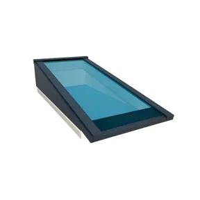 Lichtstraat Daklicht geïsoleerd (HR++ isolatieglas) - Zwart (RAL9005)