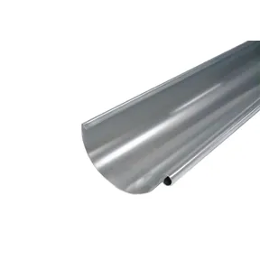 Mastgoot met kraal verzinkt staal 125mm 