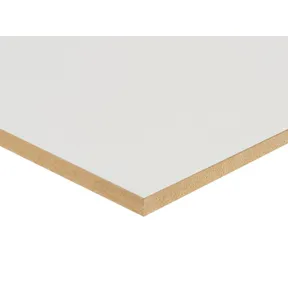 MDF 18mm 2-zijdig wit gegrond 