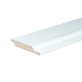 Rabat Halfhout Meranti (werkend 18x127mm) wit gegrond 