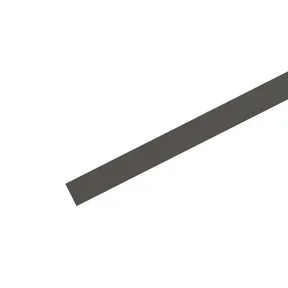 Kantband 24mm voor spaanplaat geplastificeerd donker grafiet 5m