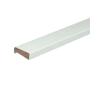 Neuslat Tricoya MDF K25 18x39mm (sponning 25mm) geschaafd wit gegrond per 5 stuks
