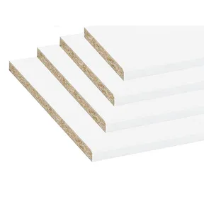 Spaanplaat geplastificeerd kastplank 18mm wit