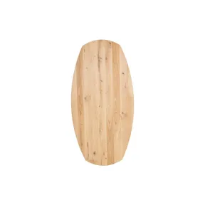 Ovaal tafelblad Rustiek C Deens Eiken 40mm met facetrand