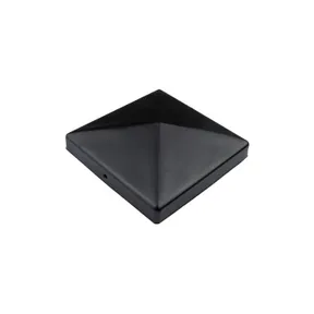 Paalkap piramide 101x101mm zwart