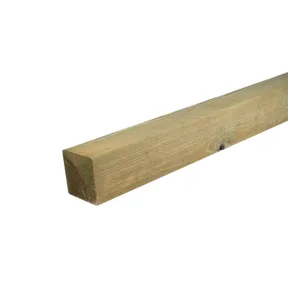 Paal 88x88mm geschaafd geïmpregneerd