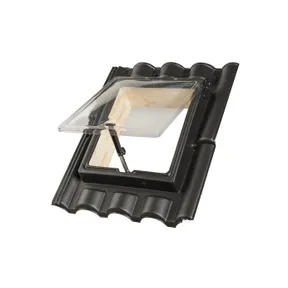 PE Dakraam 380x440mm (dagmaat) Ubbink Neroma 4-pans NER1 zwart