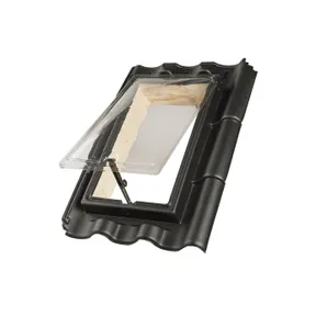 PE Dakraam 385x665mm (dagmaat) Ubbink Opnieuw Verbeterde Holle 9-pans BIJ3 zwart