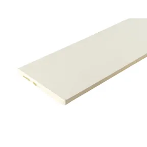 Plint MDF 12x120mm vochtwerend wit voorgelakt per 4 stuks