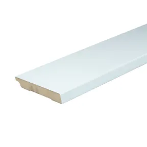 Plint MDF 18x120mm vochtwerend wit voorgelakt per 4 stuks
