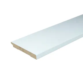 Plint MDF 18x167mm vochtwerend wit voorgelakt per 3 stuks