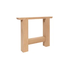 Tafelpoot model H Eiken 720x900mm (Profiel 120x120mm)