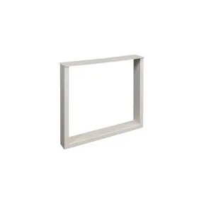 Tafelpoot model U Elegant metaal 720x800mm (Profiel 40x100mm) wit