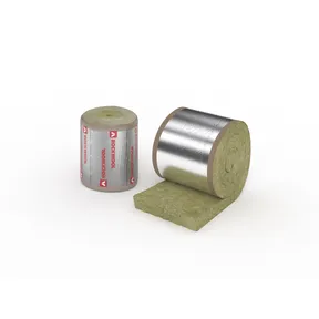 Spijkerflensdeken Rockwool 123/Rockroof Sidefix isolatiewaarde 3,0m2K/W 120mm 1 rol 