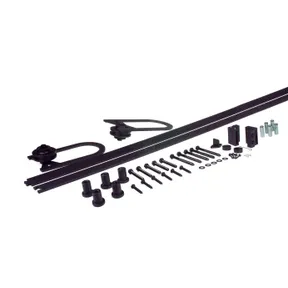 Schuifdeurbeslag hoefijzer model 200cm rail zwart