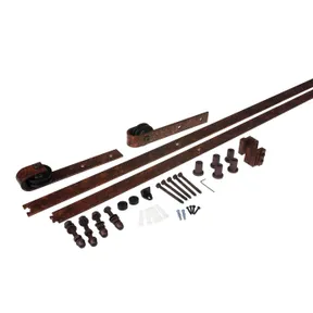 Schuifdeurbeslag recht model 200cm rail roest