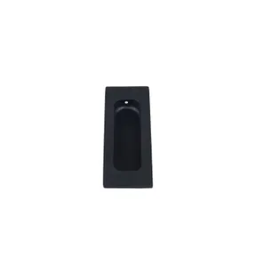 Schuifdeurkom metaal 120x40mm zwart